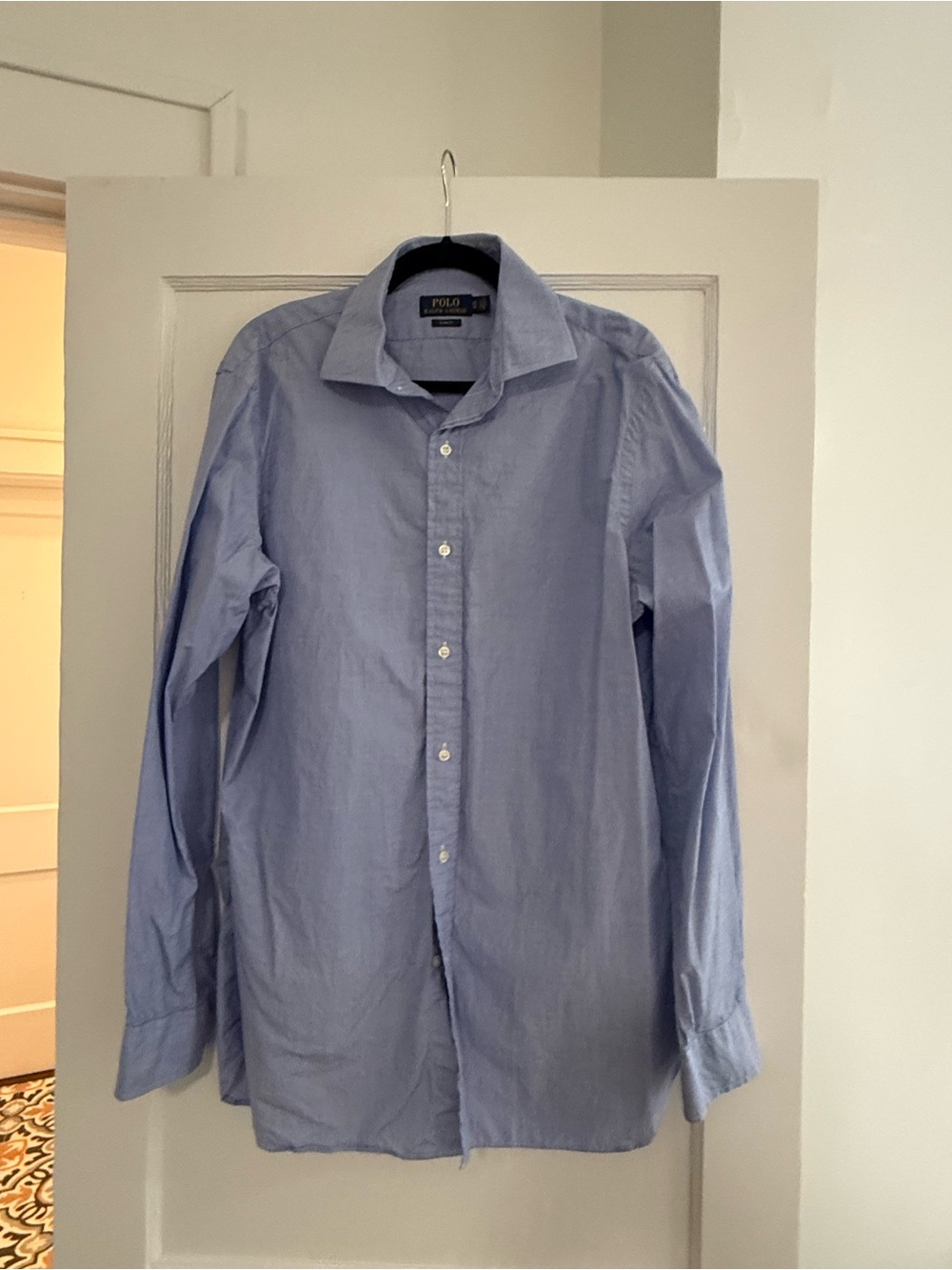 Ralph Lauren Light Blue Men's Dress Shirt - Classic Button-Down